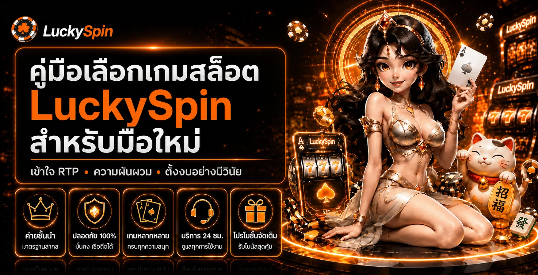 LuckySpin คู่มือเลือกเกมสล็อตสำหรับมือใหม่
